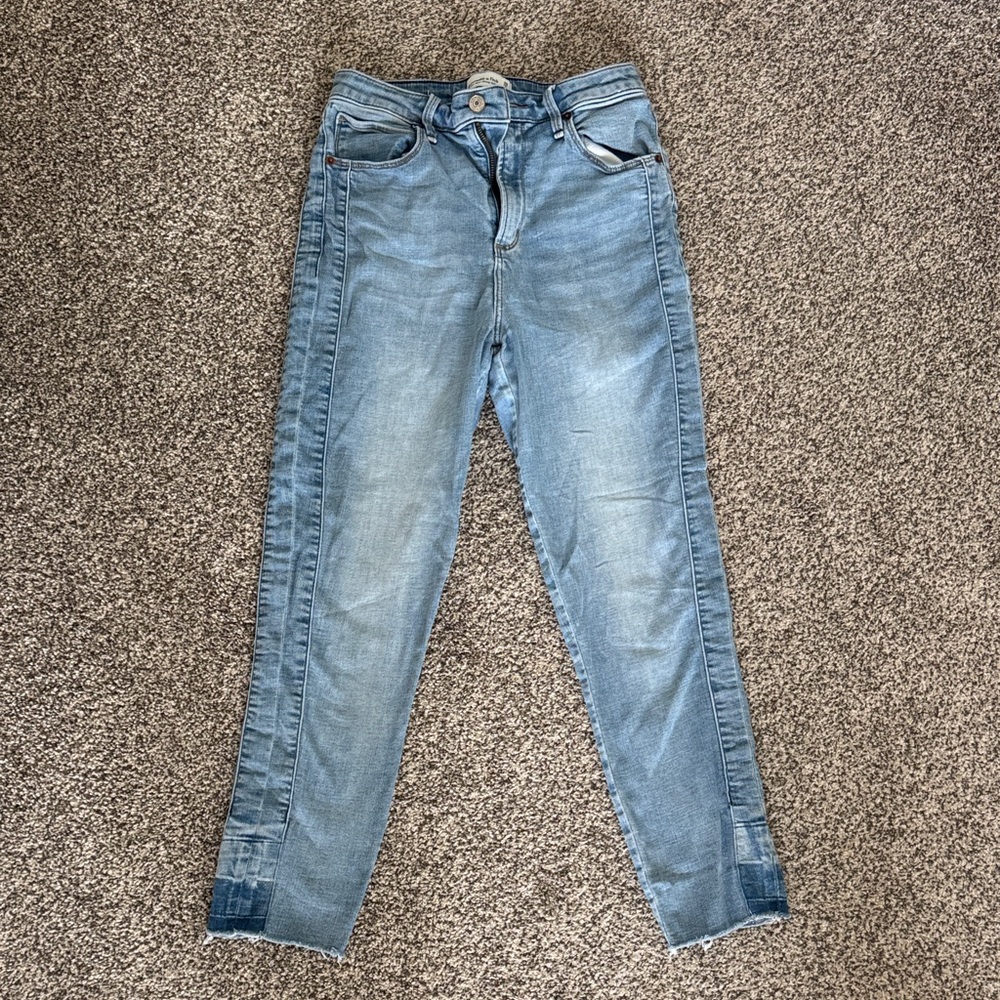 Abercrombie Curve Love High Rise Super Skinny Jeans